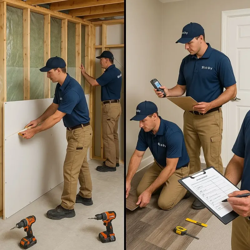 Repairs and Reconstruction process in Lost Creek, TX